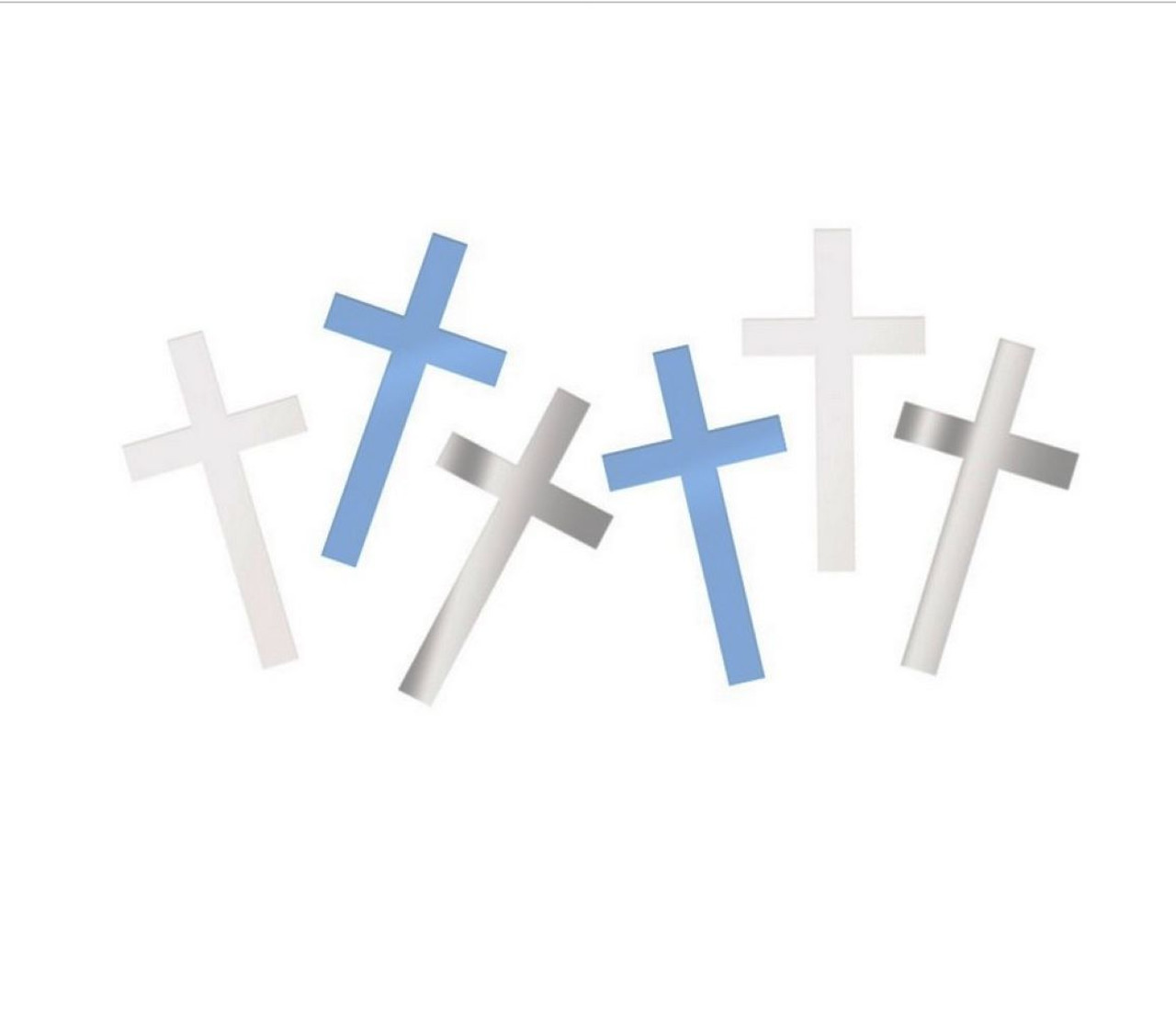 white baptism cross clip art