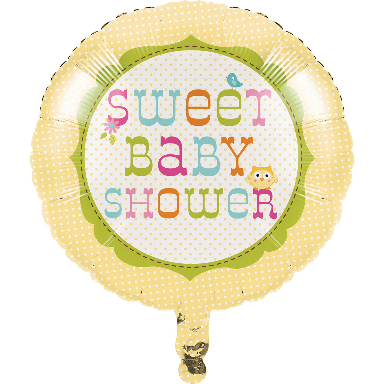 Happi Tree Baby Shower Sweet Baby Owl Decor 18 Foil Mylar