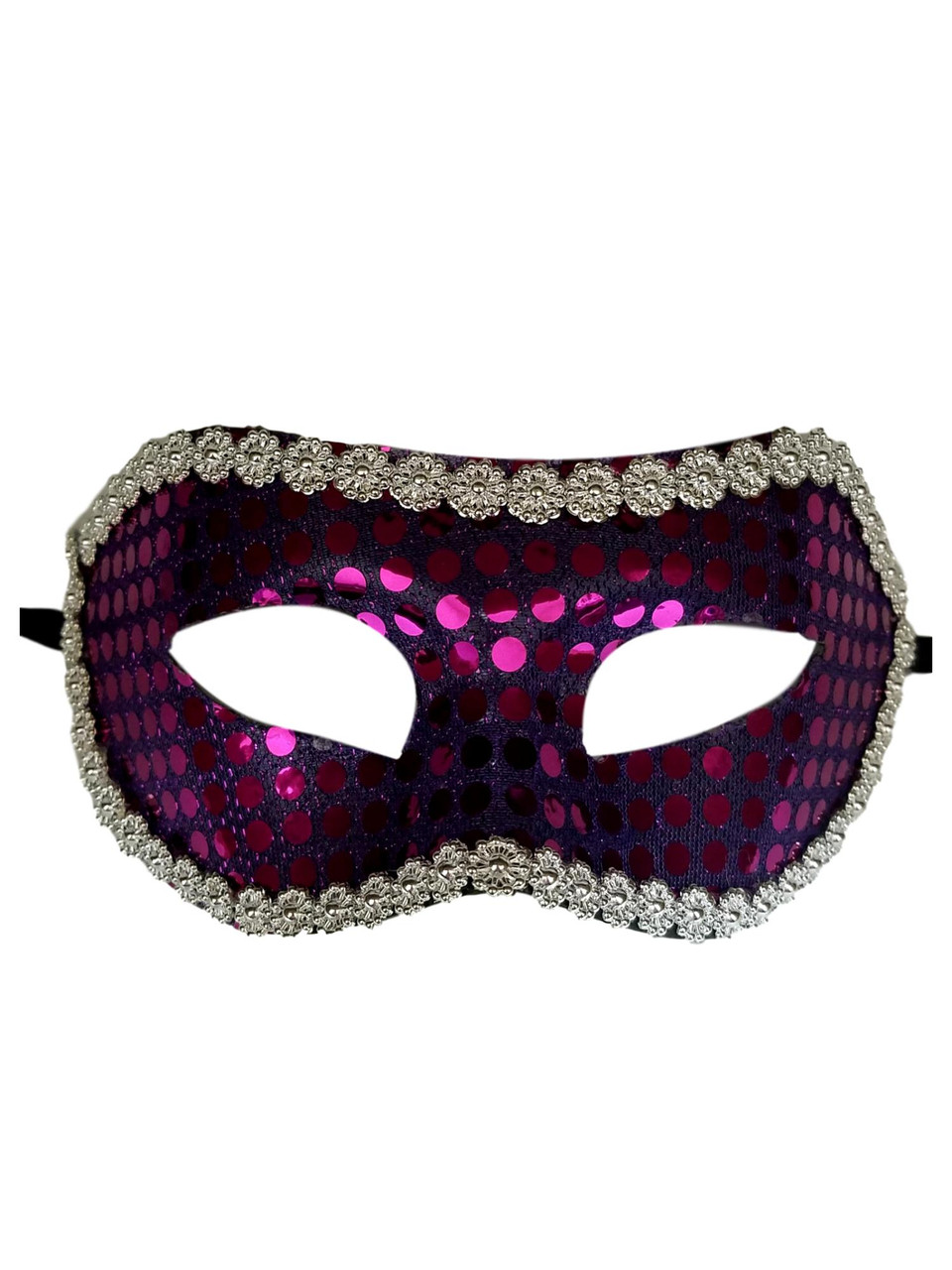 Mardi Gras Mask Sequin Patch