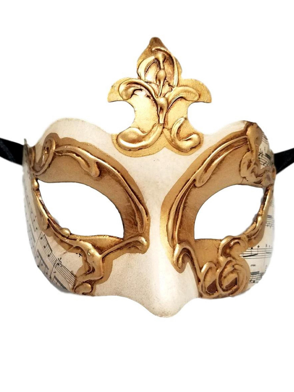 Mardi Gras Face Mask Made In Italy - Gem