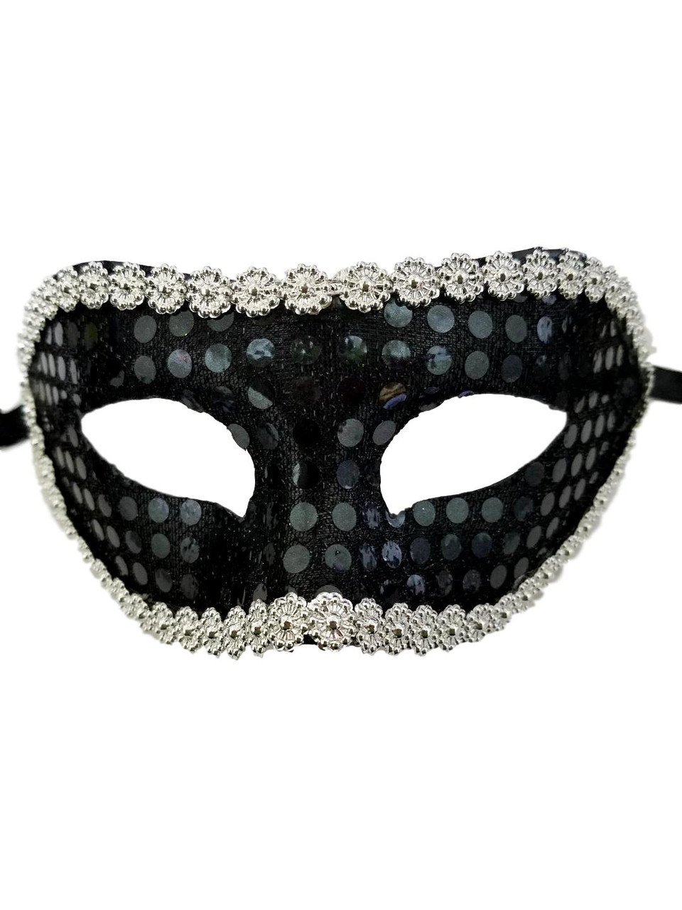 Mardi Gras Mask Sequin Patch