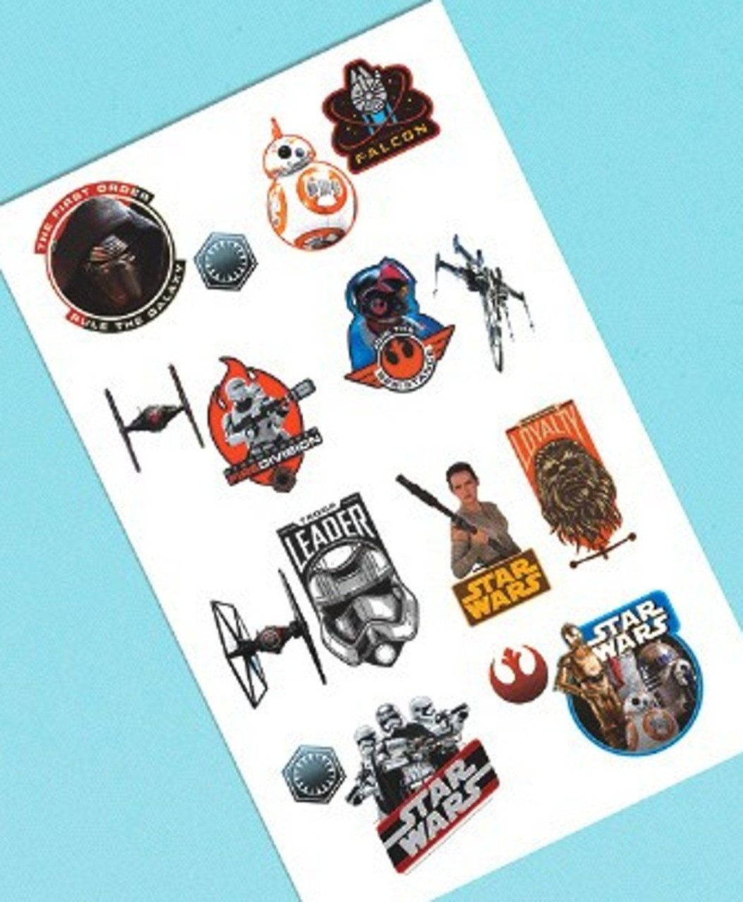 Savvi Star Wars Stickers and Temporary Tattoos for Children, Small Birthday  Kids Party Favors, 269pc 