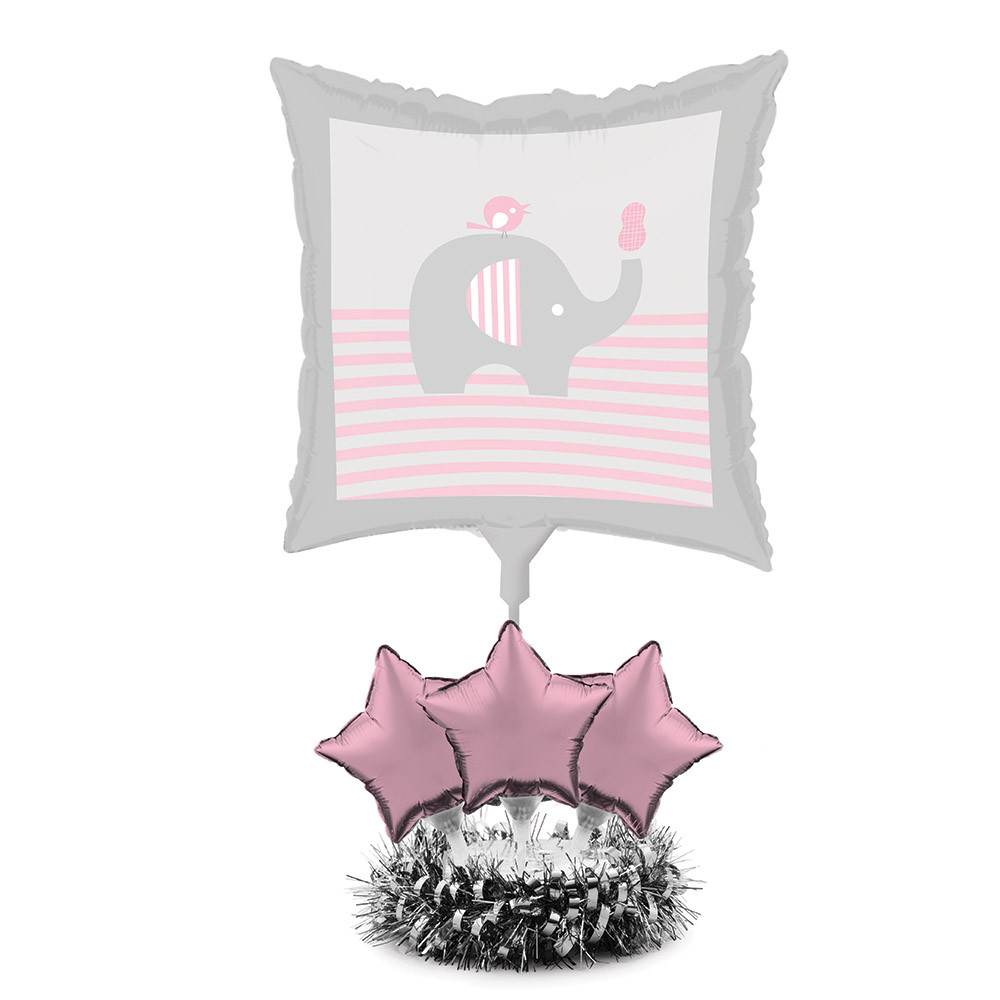 Little Peanut Girl Centerpiece Balloon Kit Pink Elephant Baby Shower