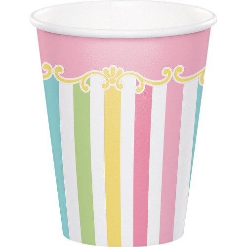 Carousel Baby Shower 8 Ct 9 oz Paper Hot Cold Cups Boy or Girl Carousel Baby Shower 8 Ct 9 oz Paper Hot Cold Cups Boy or Girl