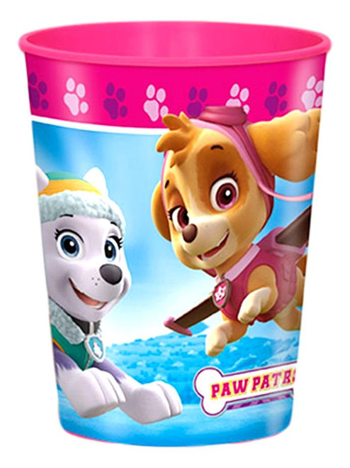 Paw Patrol Girl Birthday Party Plastic Favor Cup 16 oz Pink