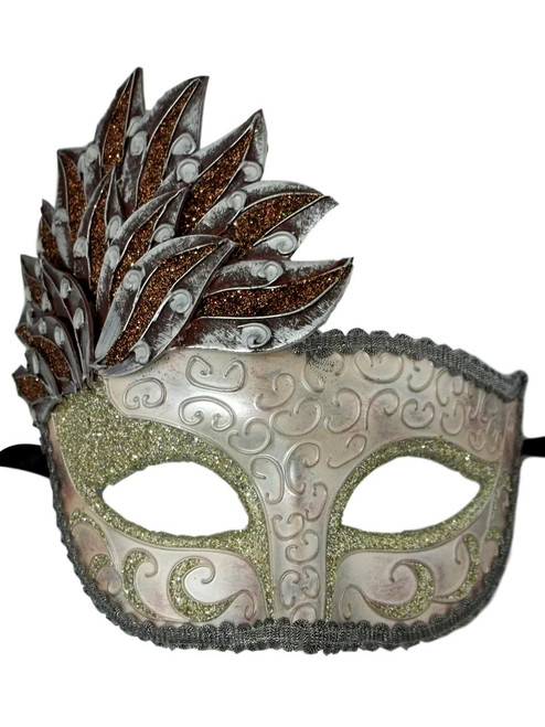 Pink Gray Venetian Mask Masquerade Mardi Gras Party Leaf Cascade Pink Gray Venetian Mask Masquerade Mardi Gras Party Leaf Cascade