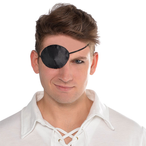 Pirate Black Silk Eye Patch Pirate Black Silk Eye Patch