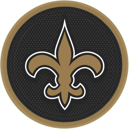 New Orleans Saints NFL 8 ct 9" Dinner Plates Paper New Orleans Saints NFL 8 ct 9" Dinner Plates Paper