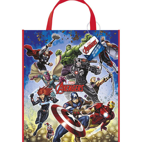Avengers Loot Favors Large Party Tote Bag 13" x 11"