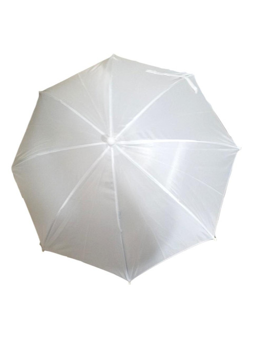 White Umbrella Wedding Second Line Parasol 16"