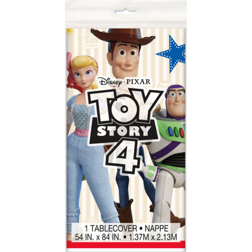 Toy Story 4 Tablecover Plastic 54 x 84 Buzz Woody Bo