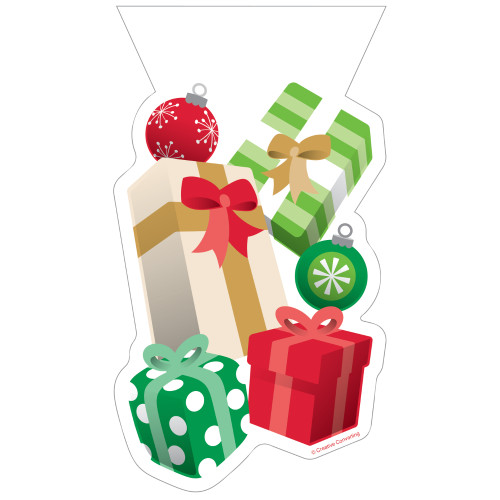 Christmas Presents Gifts 20 Ct Treat Cello Bags w/ Ties Christmas Presents Gifts 20 Ct Treat Cello Bags w/ Ties