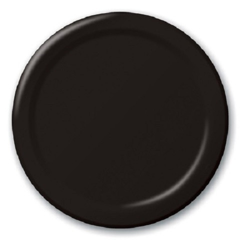 Black Velvet 9 inch Lunch Dinner Plates 8 Ct Black Velvet 9 inch Lunch Dinner Plates 8 Ct