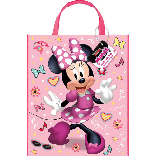 Iconic Minnie Mouse Loot Favors Party Tote Bag 13" x 11"