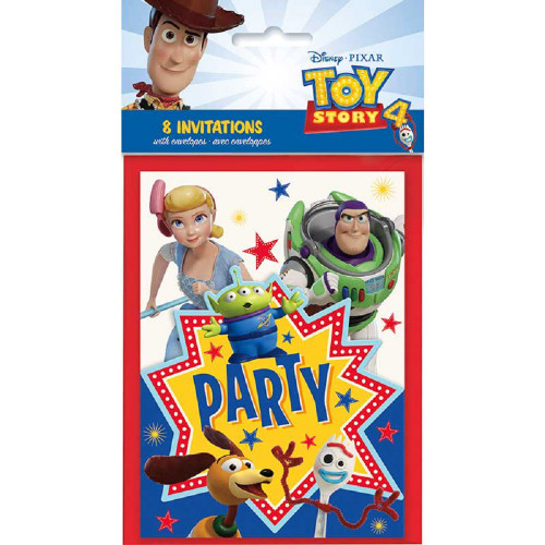 Toy Story 8 ct Party Invitations with Envelopes