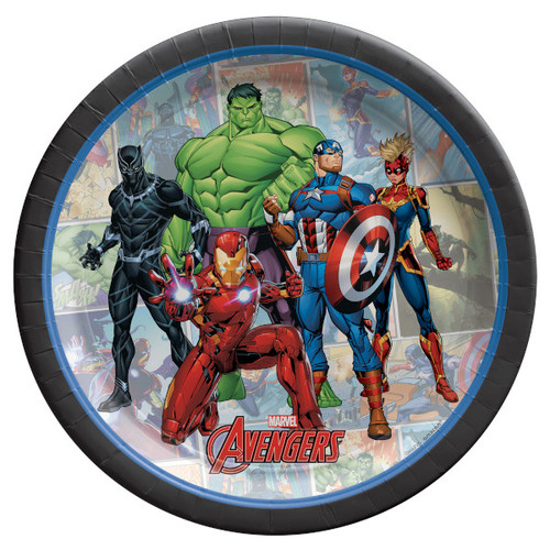 Avengers Powers Unite 8 Ct Dessert Cake 7" Plates 
