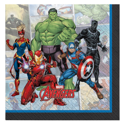 Avengers Powers Unite 16 Ct Beverage Napkins Avengers Powers Unite 16 Ct Beverage Napkins