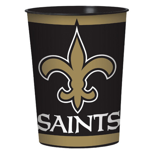 New Orleans Saints Plastic Beverage or Favor Cup 16 oz