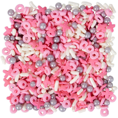 XO Valentine's Day Sprinkles Mix Decorations 3.88 oz Bottle Wilton