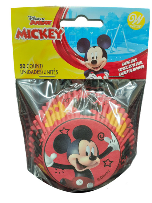 Mickey Mouse DisJr 50 Ct Baking Cups Cupcakes Liners Treats