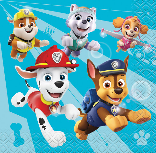 Paw Patrol 16 Ct Beverage Napkins 