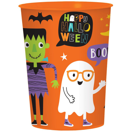 Happy Halloween Friends 16 oz Plastic Favor Cup