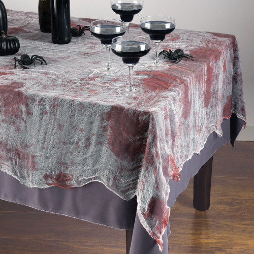 Bloody Gauze Tablecloth 60" x 84" Oblong