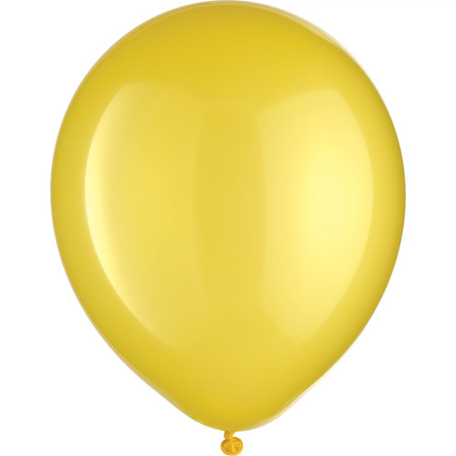 Sunshine Yellow Bulk Latex Balloons 12" 100 Ct