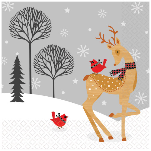 Winter Plaid Christmas Luncheon Paper Napkins 16 Ct Winter Plaid Christmas Luncheon Paper Napkins 16 Ct