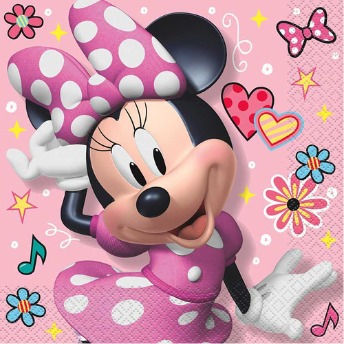 Iconic Minnie Mouse 16 Ct Luncheon Napkins