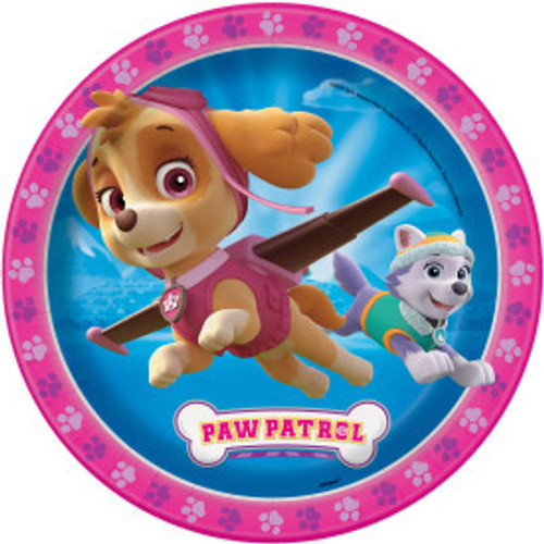 Paw Patrol Girl Pink 8 Ct 9" Paper Luncheon Plates