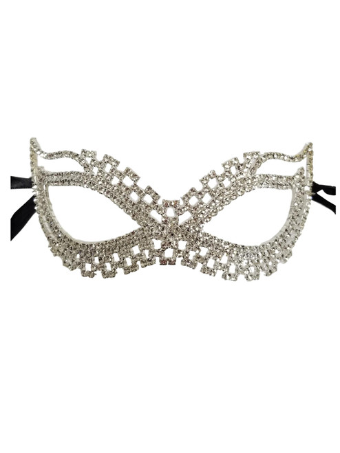 Full Crystal Rhinestone Diamond Design Masquerade Venetian Mask Full Crystal Rhinestone Diamond Design Masquerade Venetian Mask