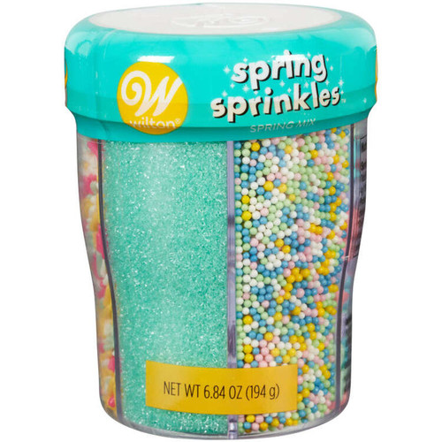 Easter Bright and Pastel 6 Sprinkles Mix Wilton 6.84 oz Egg Bunny