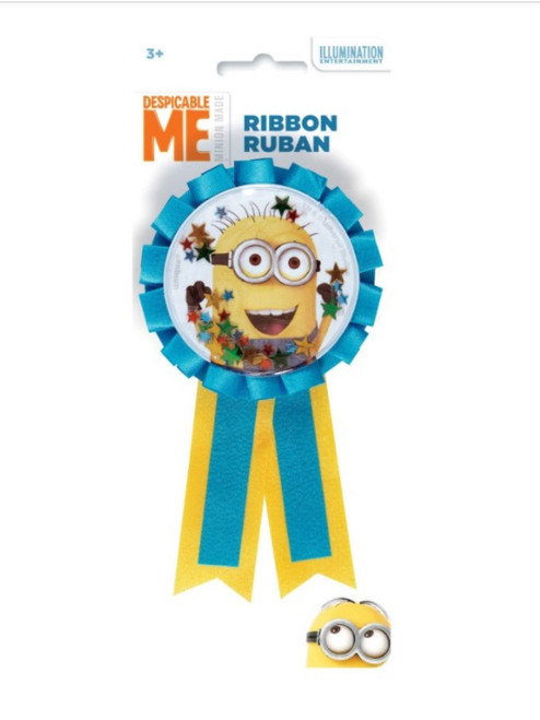 Despicable Me Award Ribbon Badge Birthday 1 Ct