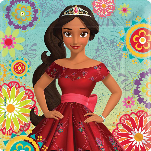Elena Of Avalor 8 Ct 7 Inch Lunch Dessert Cake Plates, Paper Elena Of Avalor 8 Ct 7 Inch Lunch Dessert Cake Plates, Paper