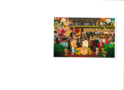 New Orleans Jazz Fest Poster Post Card 2019 50th Anniversary Guion