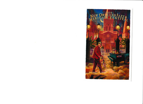 Dr John New Orleans Jazz Fest Poster Post Card 2020 Scott Guion