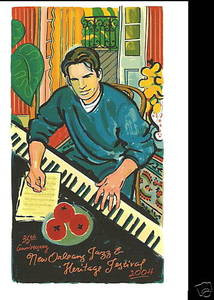 2004 Harry Connick Jr New Orleans Jazz Festival Poster Post Card Postcard