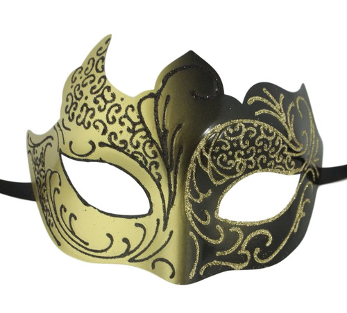 Black Gold Venetian Mask Masquerade Mardi Gras Black Gold Venetian Mask Masquerade Mardi Gras