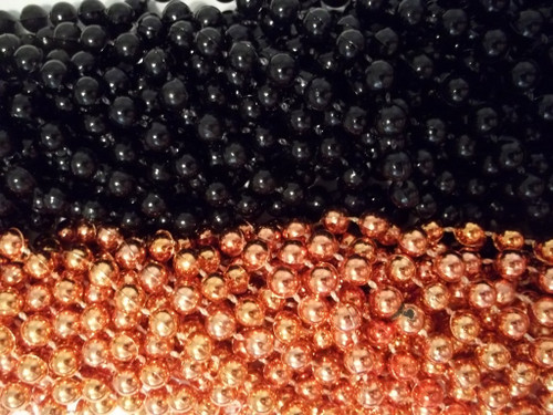 Halloween Orange Black Mardi Gras Beads Necklaces Party Favors Bengals
