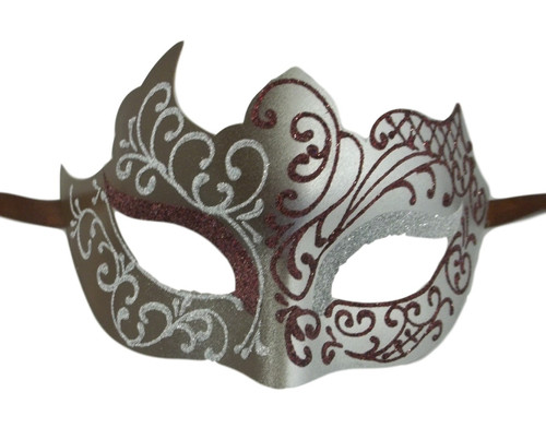 Brown Silver Venetian Mask Masquerade Mardi Gras Unique Style Men Adult Unisex Brown Silver Venetian Mask Masquerade Mardi Gras Unique Style Men Adult Unisex