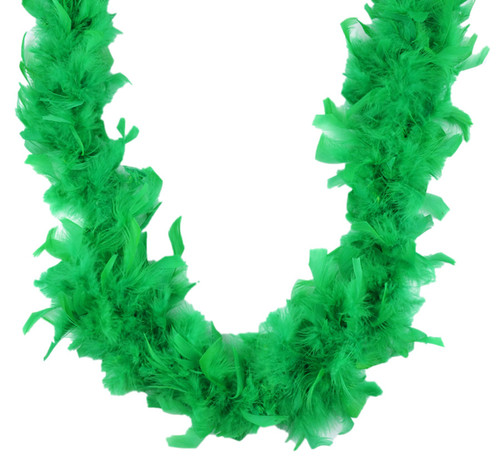 Kelly Green 45 gm 72 in 6 Ft Chandelle Feather Boa
