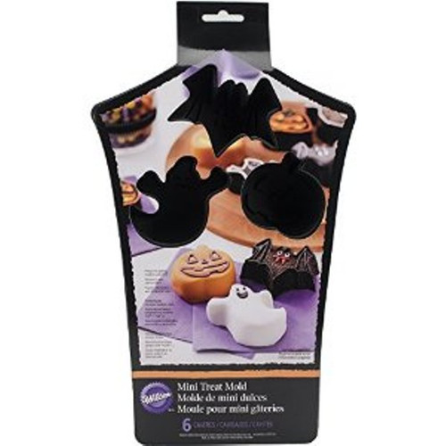 Wilton Silicone Haunted House Treat Mold Halloween 6 Cavity Ghost Pumpkin Bat Wilton Silicone Haunted House Treat Mold Halloween 6 Cavity Ghost Pumpkin Bat