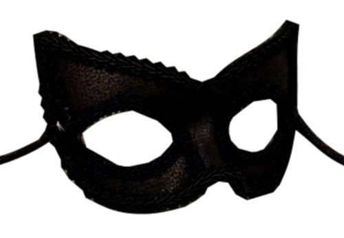 "Twilight" Black Leather Masquerade Halloween Prom Ball Mask