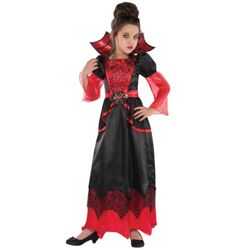 Vampire Queen Costume Girls Large 12-14