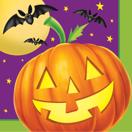Pumpkin Shine 16 Beverage Napkins Halloween Party Bats Pumpkin Shine 16 Beverage Napkins Halloween Party Bats