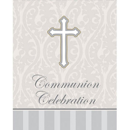 Devotion First Communion Celebration 8 Ct Party Church Invitations