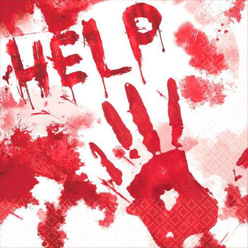 Asylum Bloody Good Time 36 ct Luncheon Napkins Value Size Halloween Asylum Bloody Good Time 36 ct Luncheon Napkins Value Size Halloween