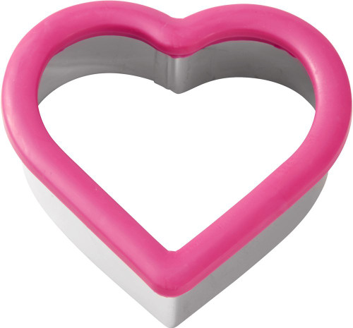 Heart Pink Comfort Grip Cookie Cutter Wilton