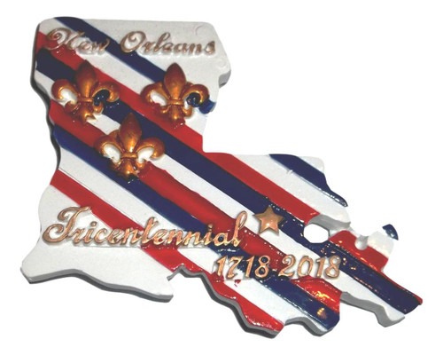 New Orleans Tricentennial  1718-2018 Magnet Party Favor Louisiana New Orleans Tricentennial  1718-2018 Magnet Party Favor Louisiana